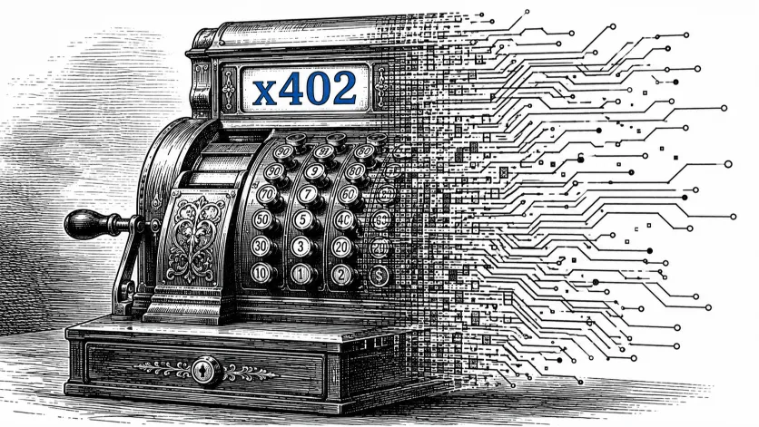 Coinbase x402 payment protocol illustration