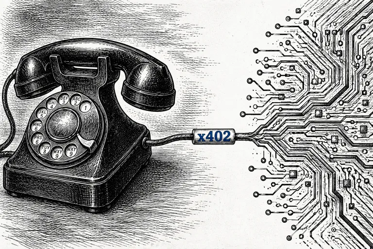 AI agent completing an automated x402 payment